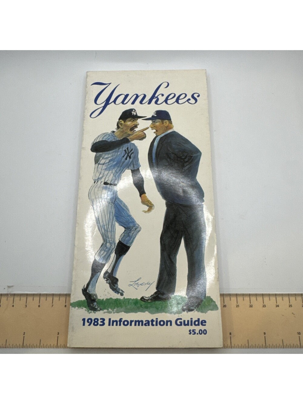 New York Yankees Baseball 1983 Information Guide Vintage